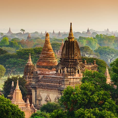 A temple of Bagan, the Buddhist archaeological site, Myanmar