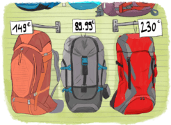 Comparison of bags to go on a round the world trip Thumbnail