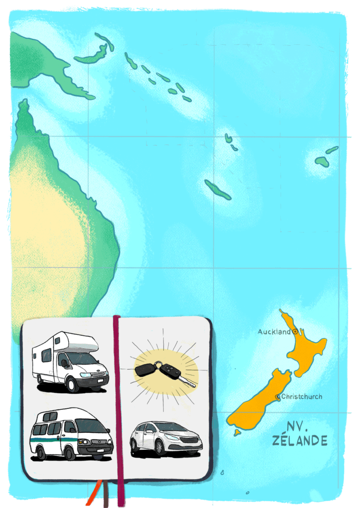 Guide de voyage en Nouvelle Zélande :Louer un van, un camping car ou une voiture