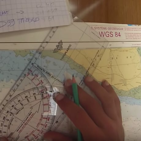 Maritime route tracing