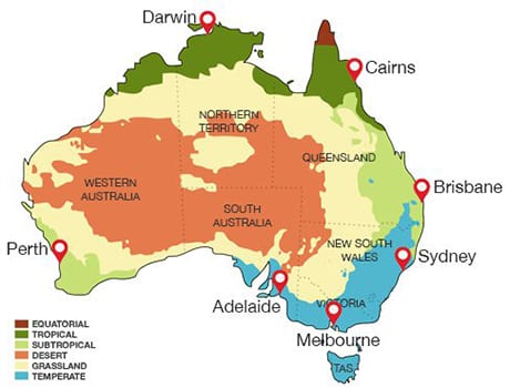 Climats Australie