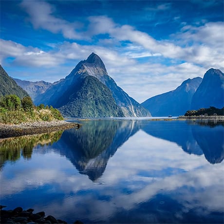 Le fjord de Milford Sound en Nouvelle-Zélande