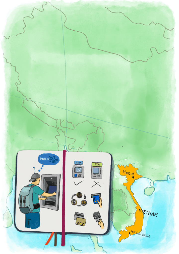 Illustration des frais bancaires pour les retraits