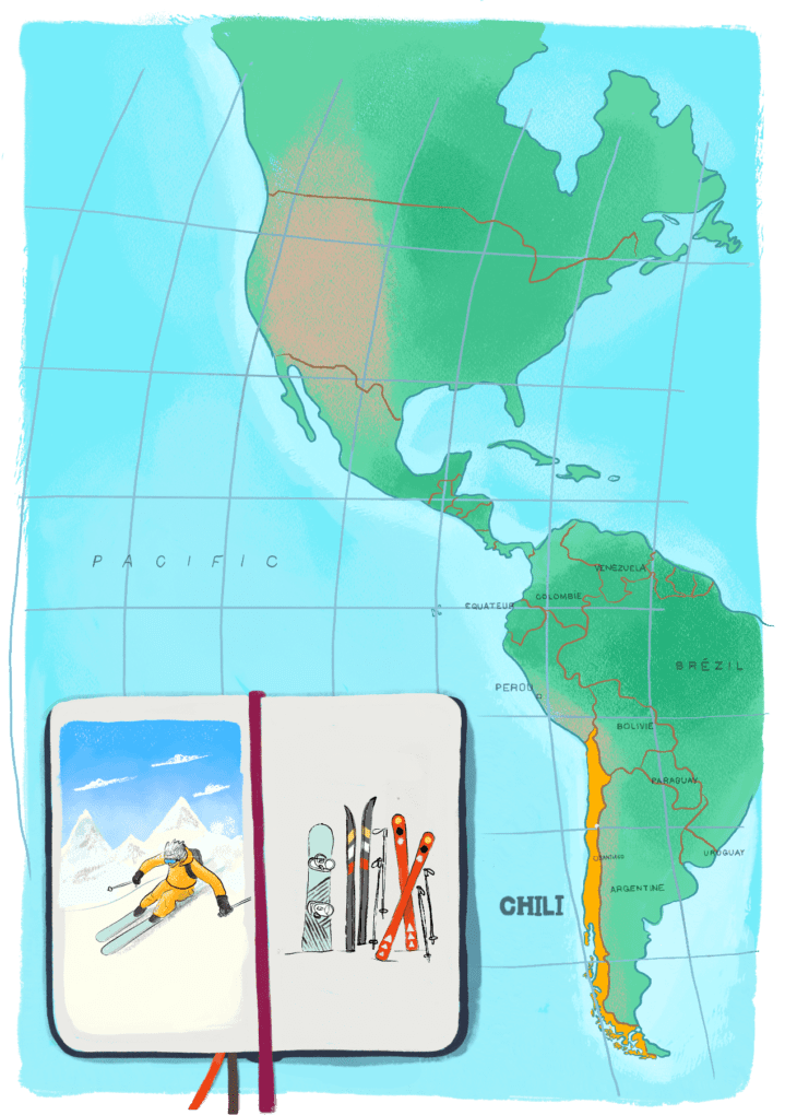 Guide de voyage au Chili : skier au Chili