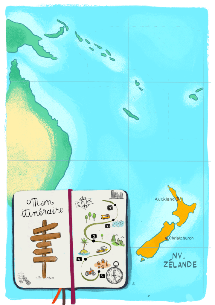 Itinéraires de voyages en Nouvelle Zélande, guide de voyage en ligne