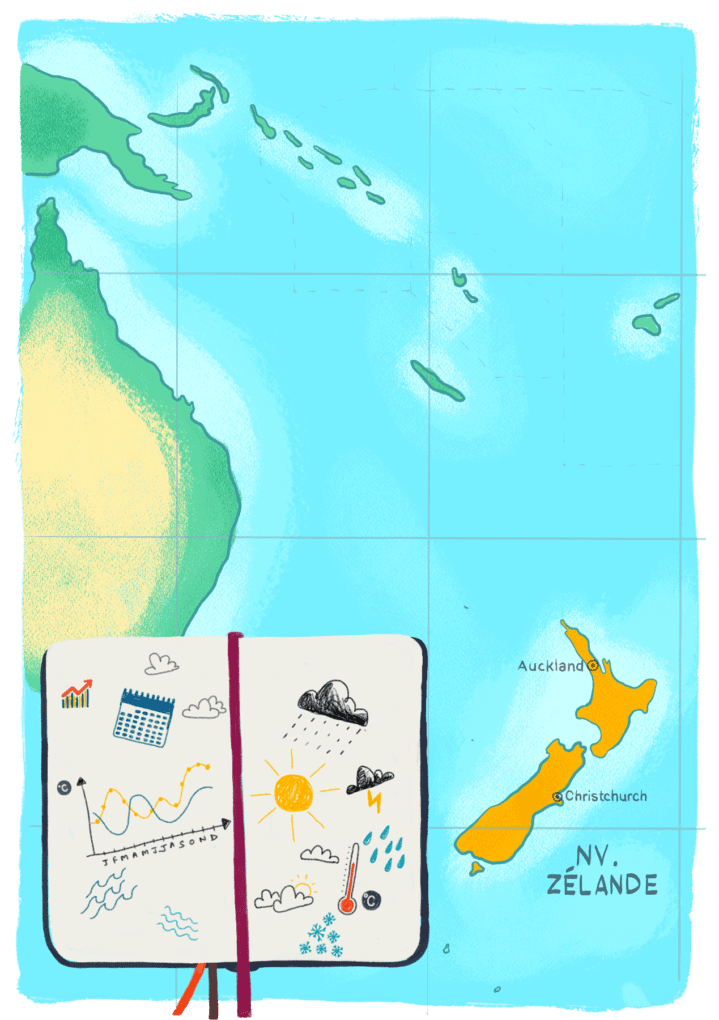 Quand partir, météo en Nouvelle Zélande, guide de voyage en ligne
