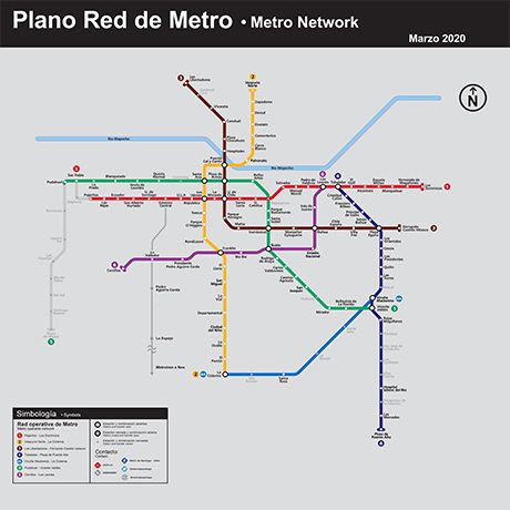 Plan Metro Red Santiago