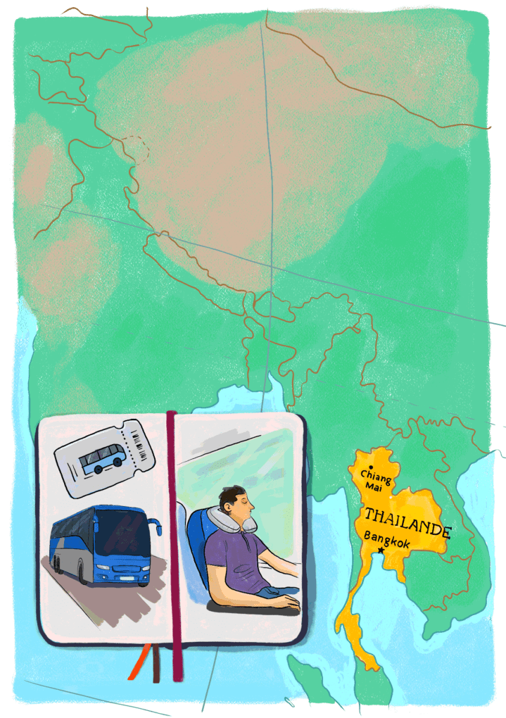 Guide de voyage en Thailande : bus
