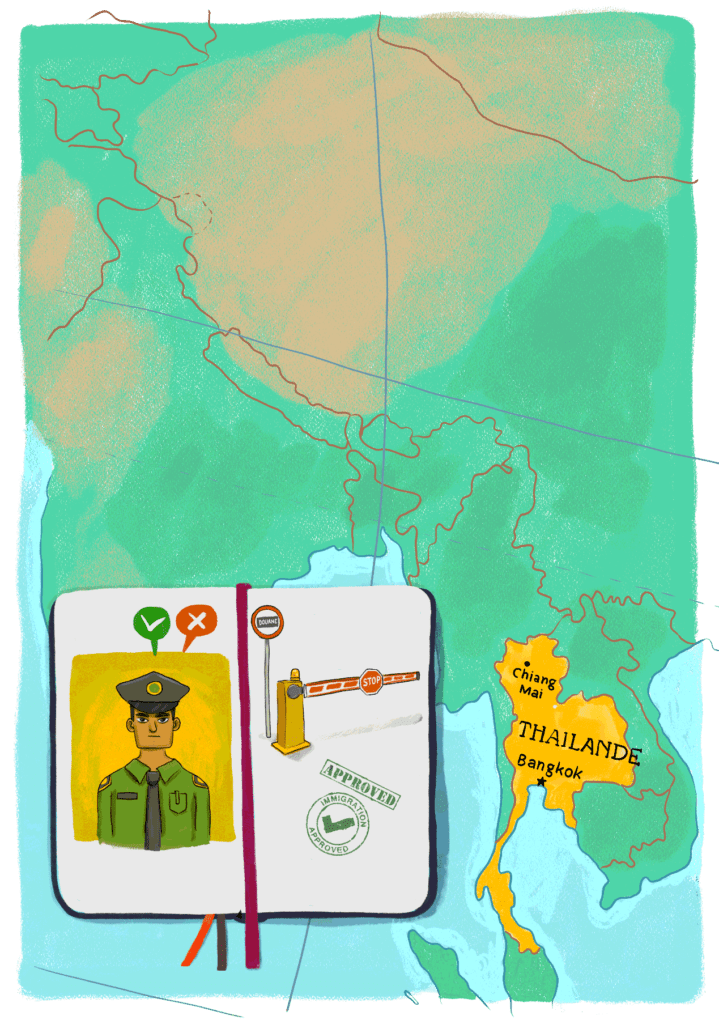 Guide de voyage en Thailande : frontières