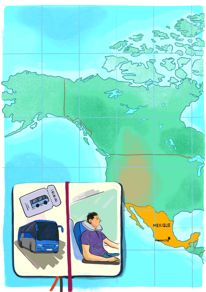 Guide du voyage au Mexique : bus