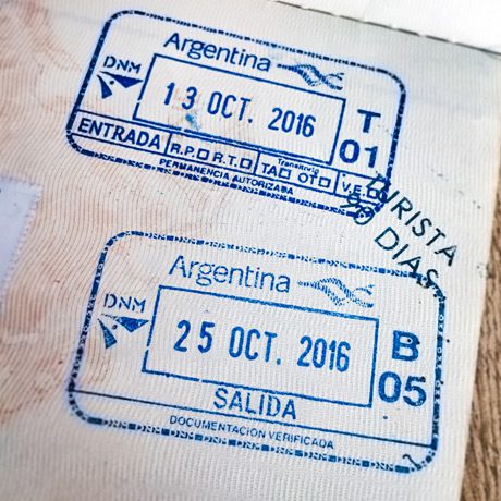 Tampons Visa Argentine