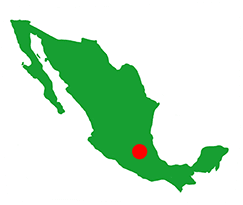 teotihuacan, mini carte mexique