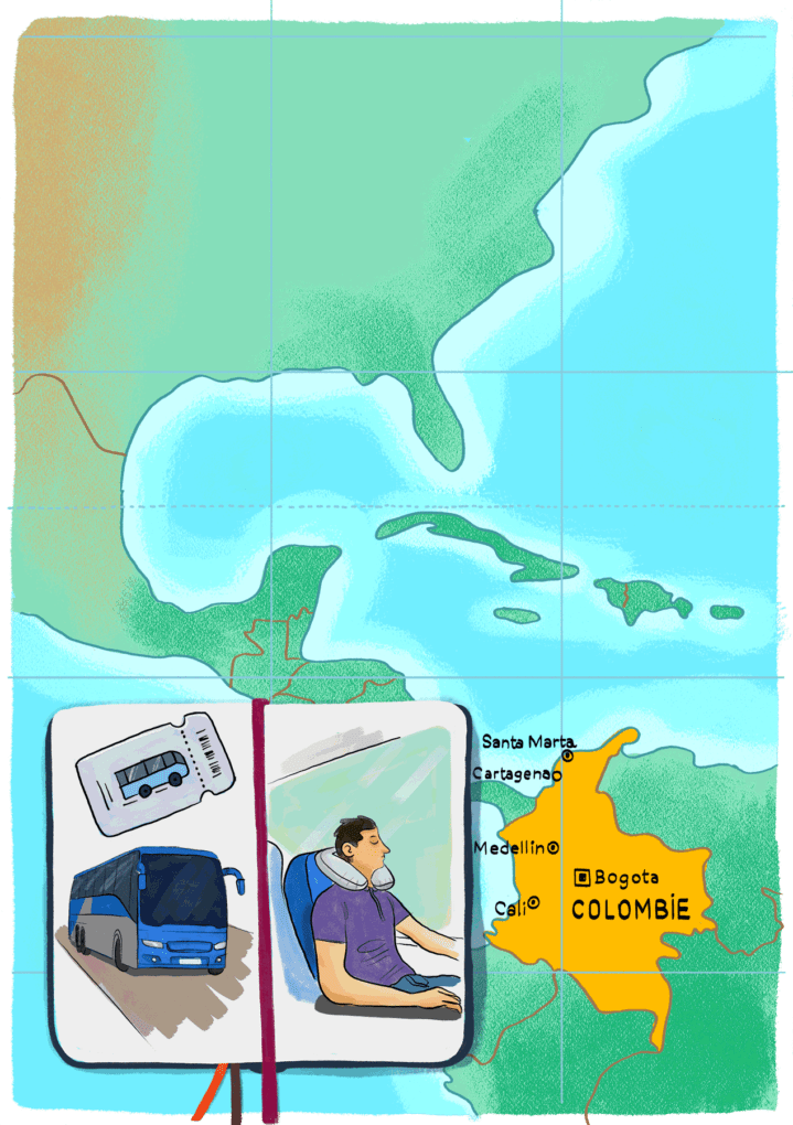 Guide de voyage de la Colombie : voyager en bus en Colombie