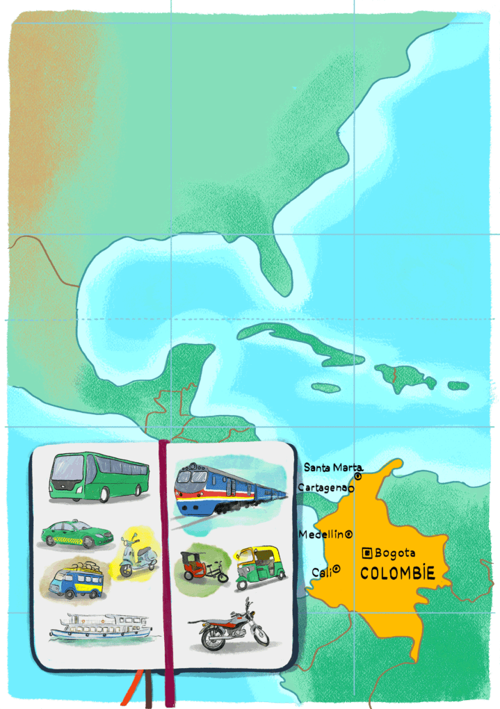 Guide de voyage de la Colombie : les transports en Colombie