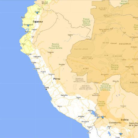 Carte Fièvre Jaune Zones A Risque Pérou