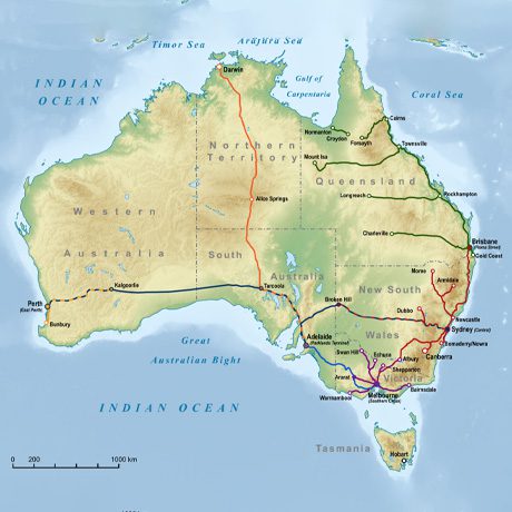 Lignes Ferroviaires Principales Australie