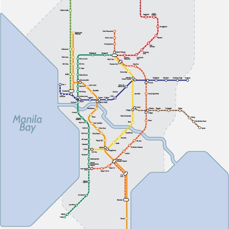 Plan du metro de Manille