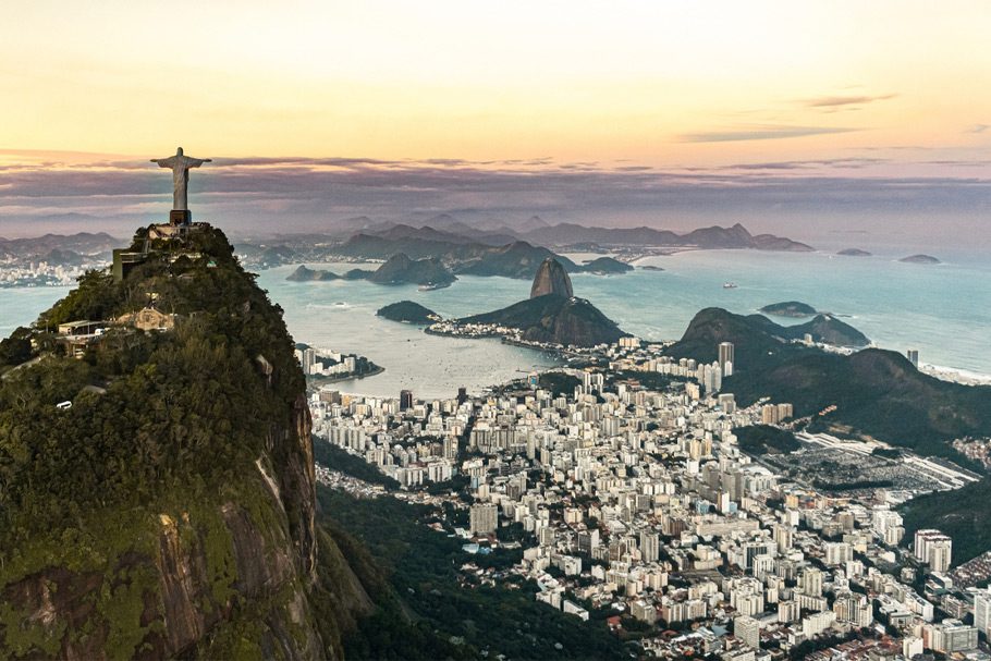 Vue sur la baie de Rio De Janeiro