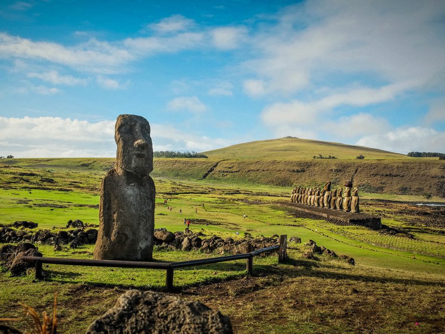 Statue Moai sur l'île De Pâques