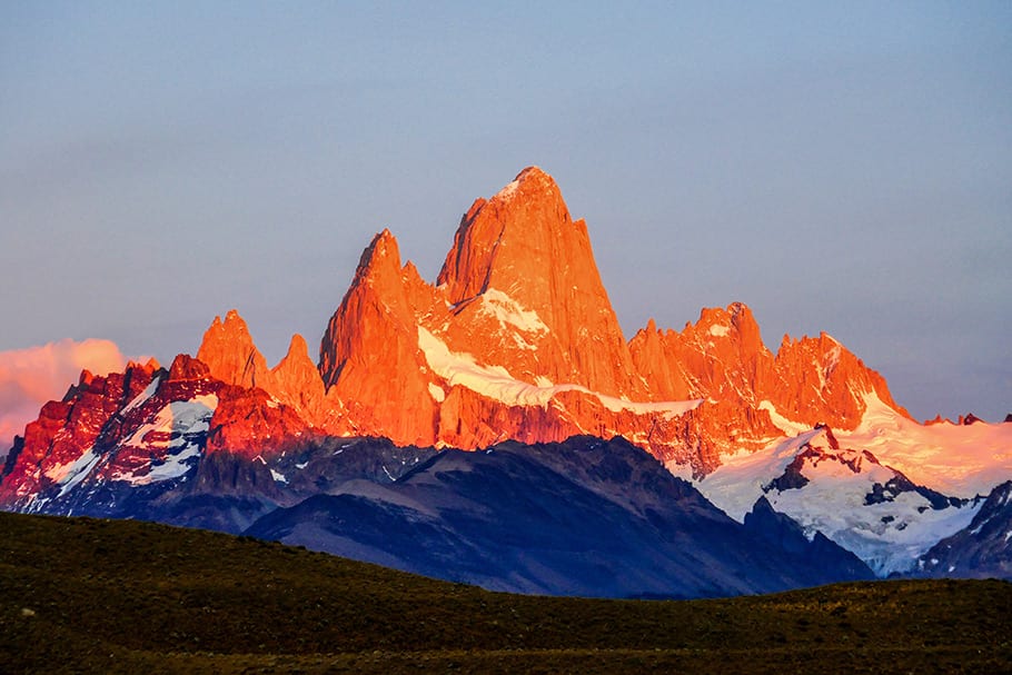 Lever De Soleil sur le mont Fitz Roy