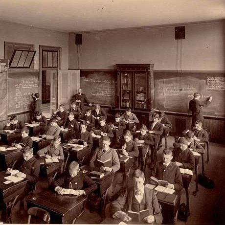 Classe au XIXème siècle