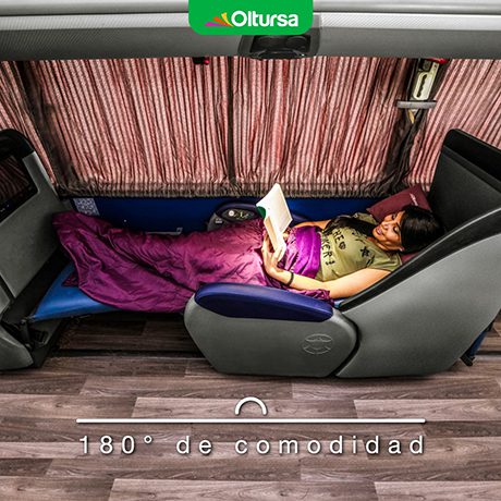 Bus Classe Luxe de la compagnie Oltursa en Amerique Du Sud