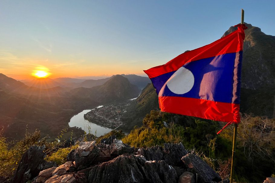 Nong Khiaw - Point De Vue au Coucher Du Soleil - Laos