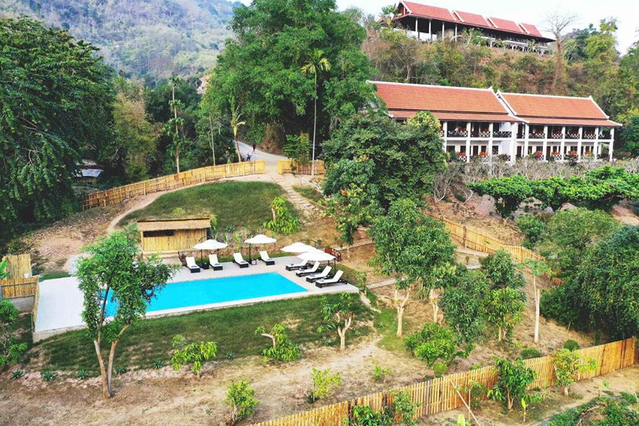 Exterieur Montagne Piscine The Sanctuary Pakbeng Lodge