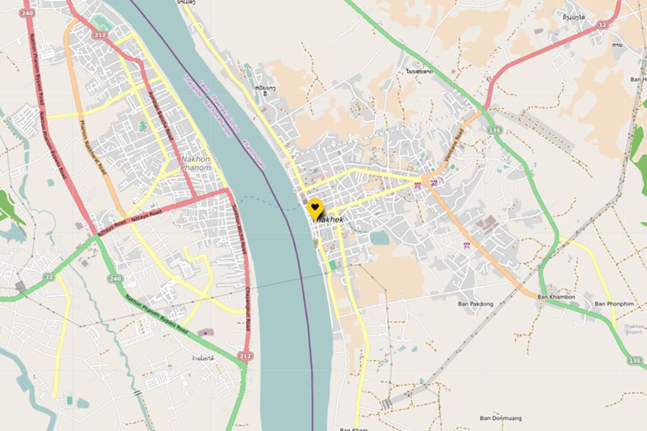 Localisation La Casa Thakhek