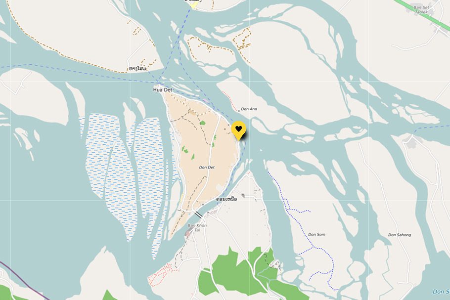 Localisation Mama Leuah Guesthouse 4000 Iles