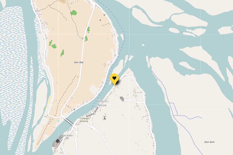 Localisation Souksanh Guesthouse 4000 Iles