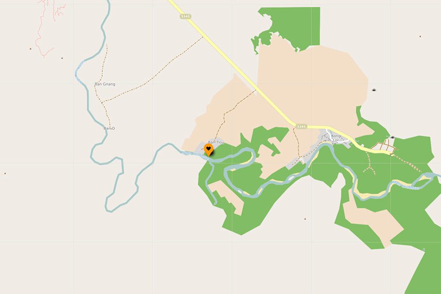 Localisation Spring River Resort Konglor