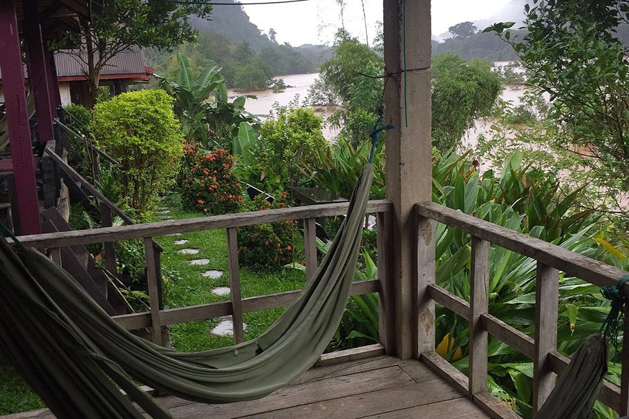 Terrasse Nicksa S Place Muang Ngoi