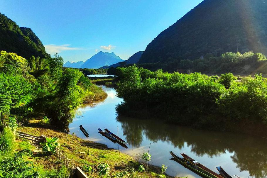 Vue Riviere Pdv Riverview Guesthouse Muang Ngoi