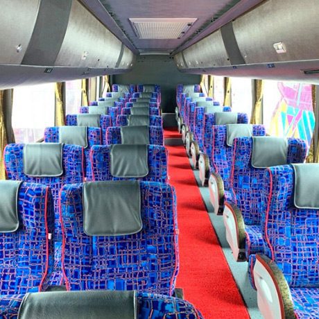 Interieur Bus compagnie LA Holidays Malaisie