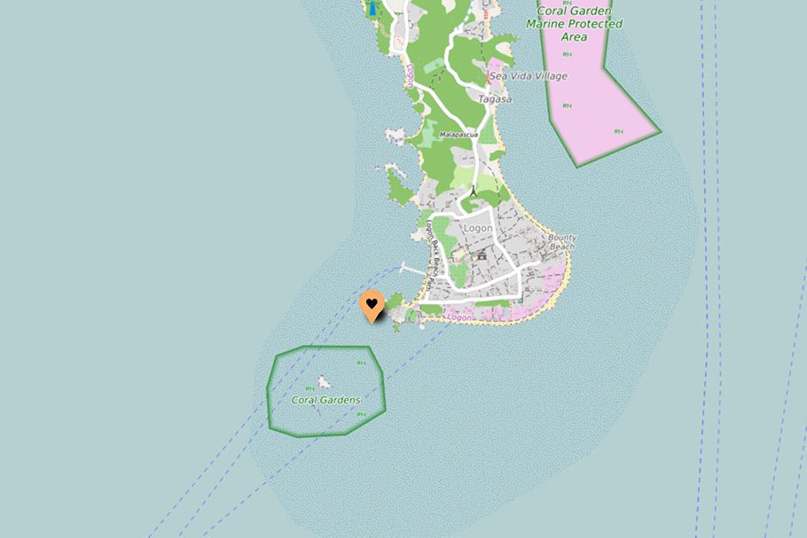 Localisation Blue Corals Beach Resort Malapascua