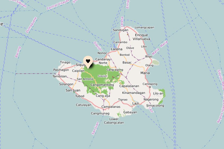 Localisation Kamp Aninipot Siquijor