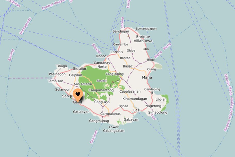 Localisation Mikis Guesthouse Siquijor