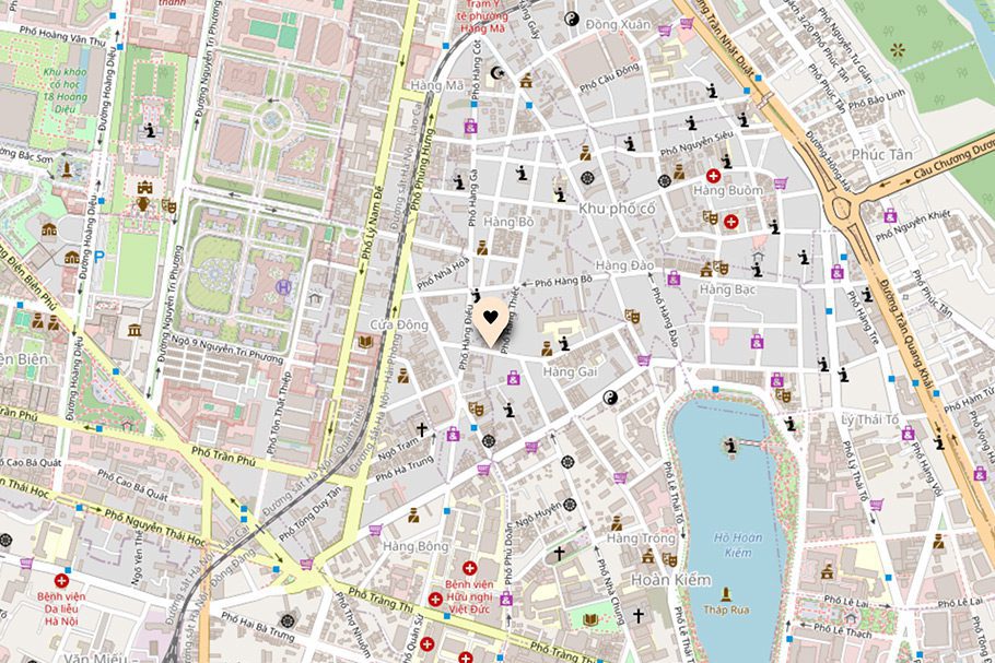 Localisation Nexy Hostel Hanoi