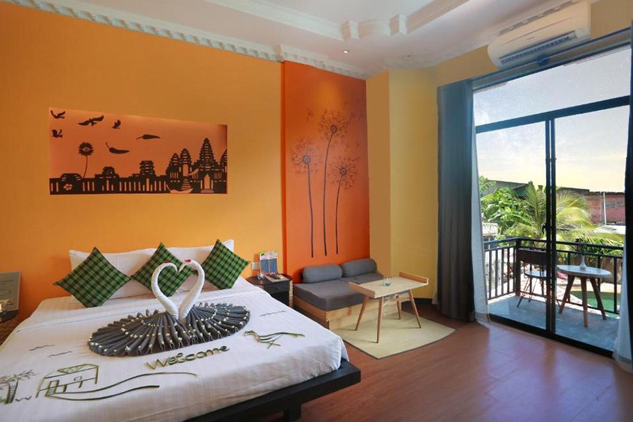 Chambre Central Indochine Dangkor Hotel Siem Reap