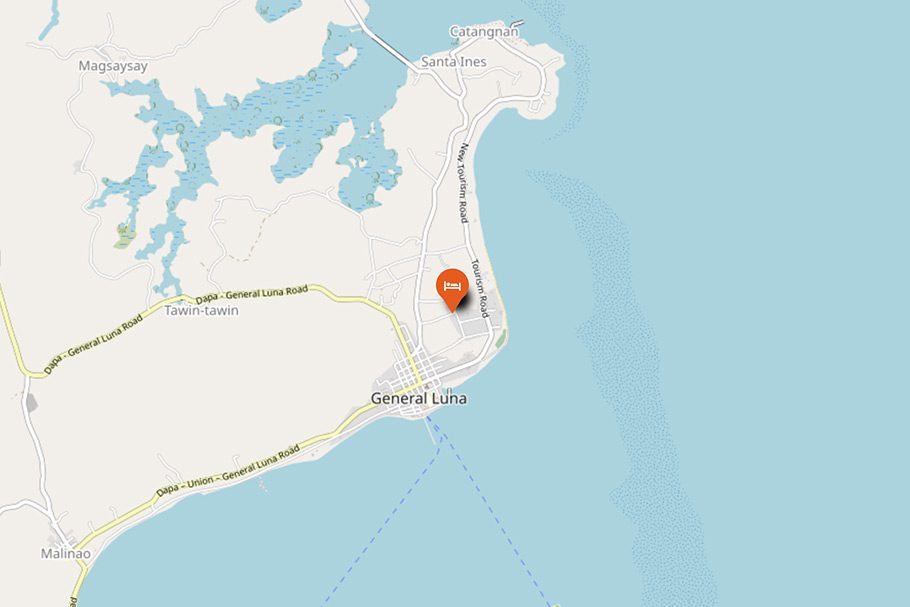 Localisation Laagan House Siargao