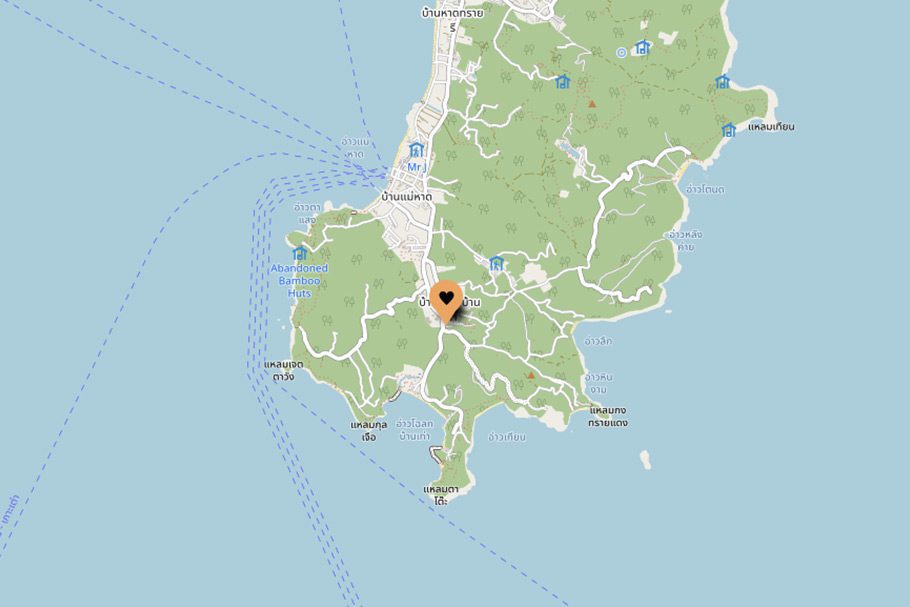 Localisation Aukotan Place Koh Tao