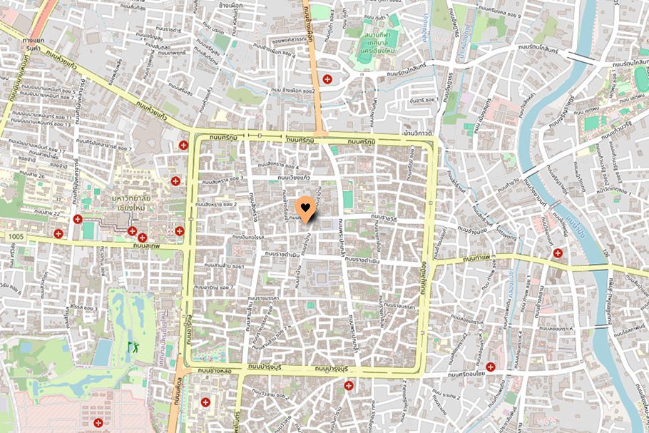 Localisation Chiangmai Midpoint Activity Hostel Chiang Mai