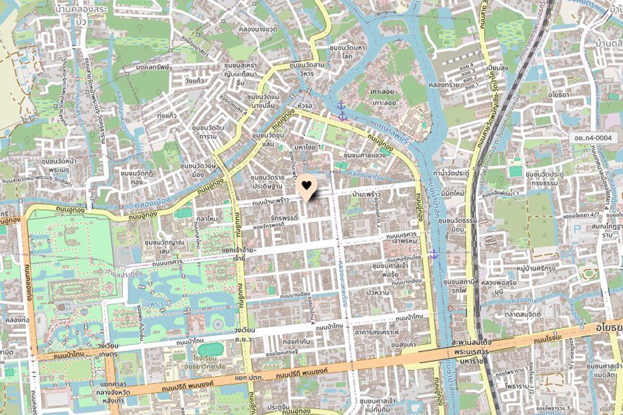 Localisation Early Bird Hostel Ayutthaya