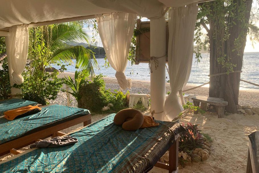 Tables Massage Coconut Beach Bungalows Koh Phangan