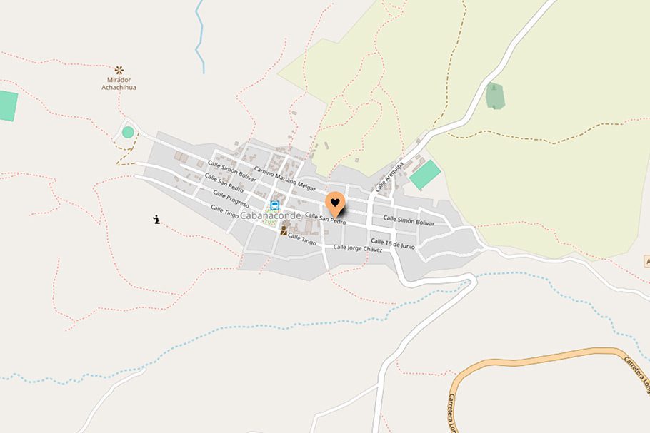 Localisation Homestay Pachamama Canyon De Colca