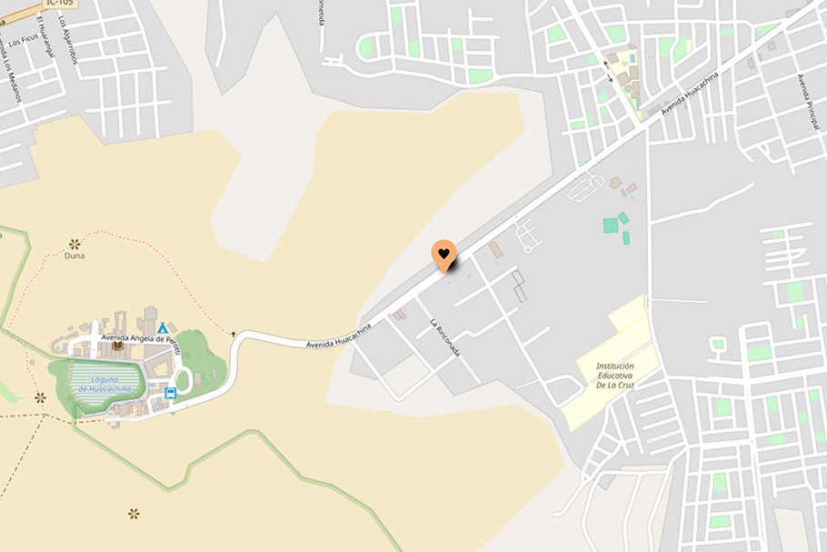 Localisation The Upcycled Hostel Huacachina
