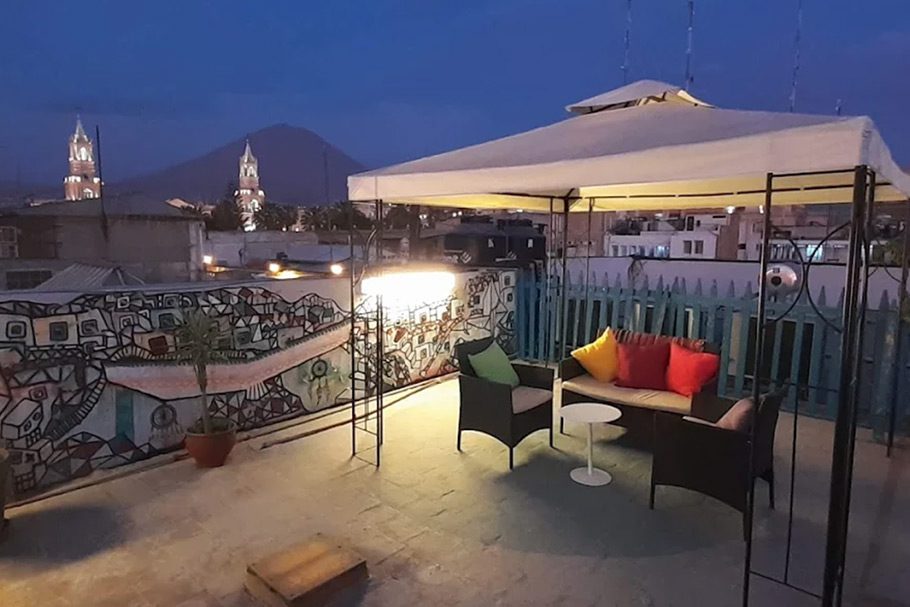 Terrasse Hostel Los Andes Arequipa